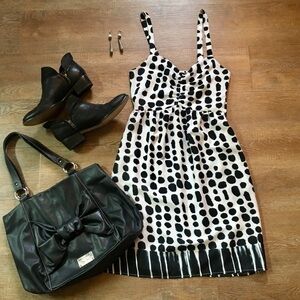 Nordstrom Mellow Day v-neck polka dot dress